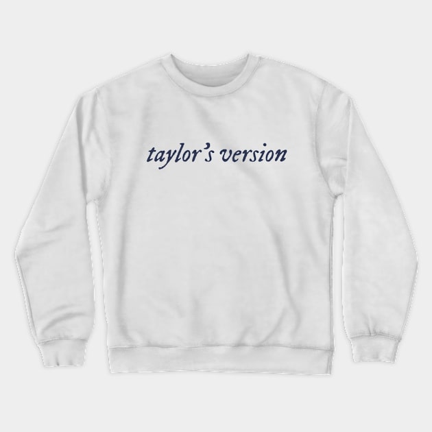 Taylors Version (midnights color) Crewneck Sweatshirt by cozystore